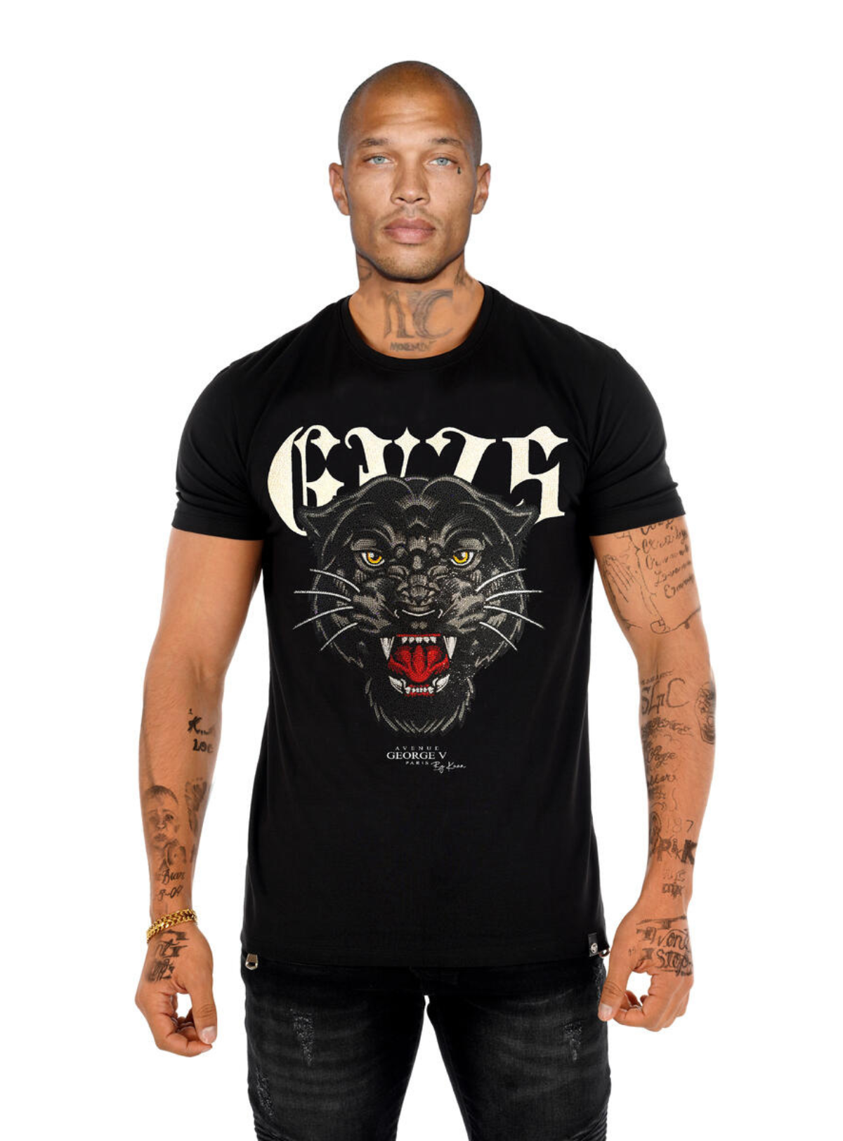 George V T-Shirt - Jaguar - Black - GV2709
