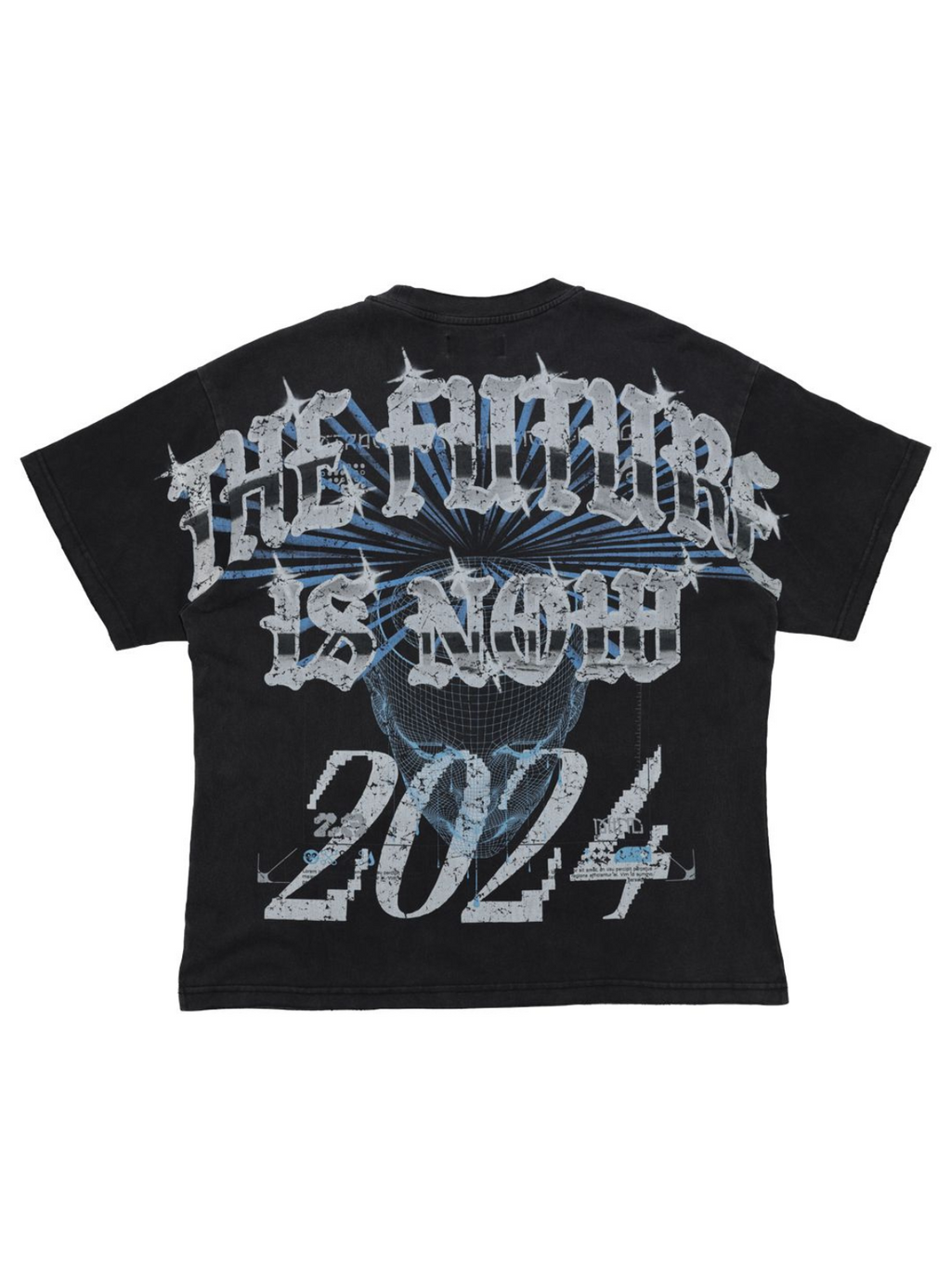 First Row T-Shirt - Radical Inteligence World - Black - FRT2134