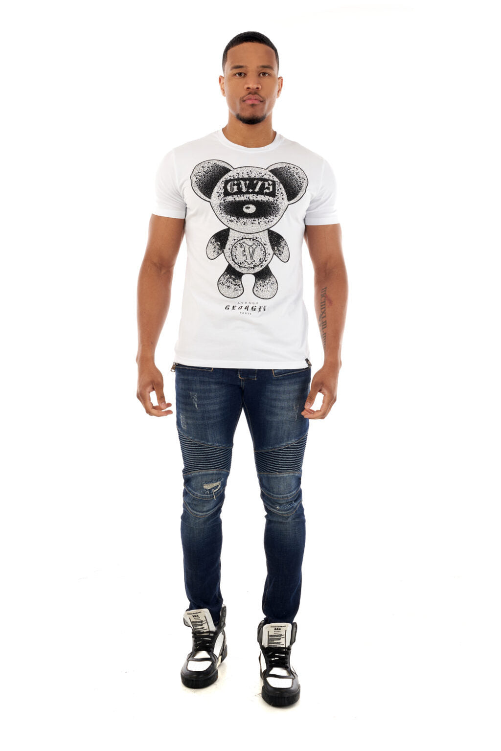 George V T-Shirt - White - GV2506