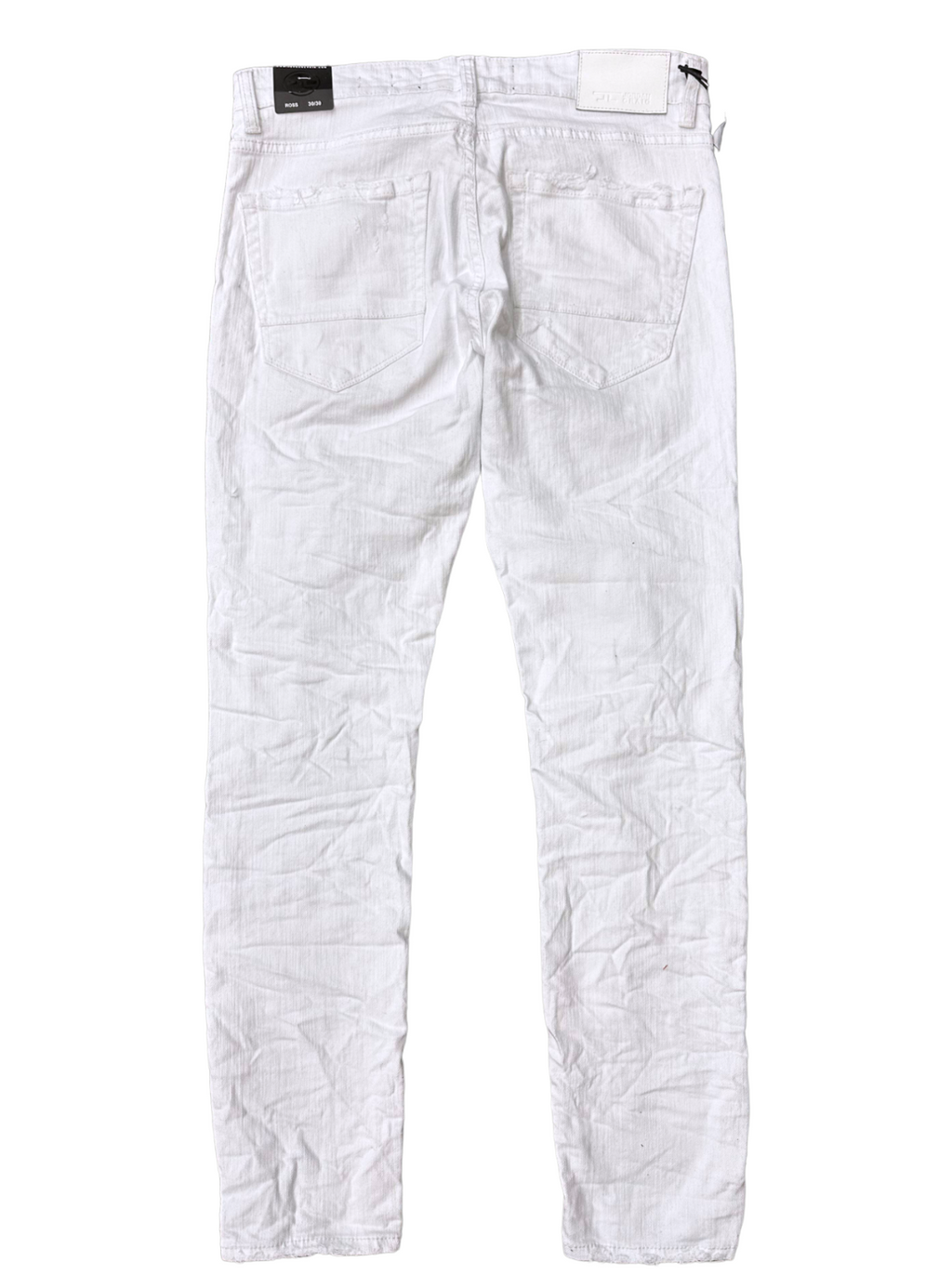 Jordan Craig Jeans - Crushed And Rolled Ross - White - JR1095A