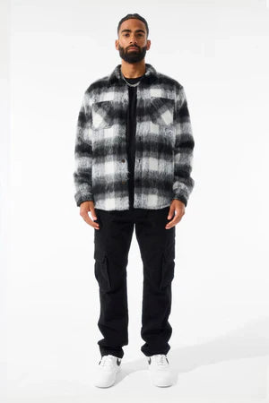 Jordan Craig Jacket - See You In Paradise Flannel Shacket - Black - 2561