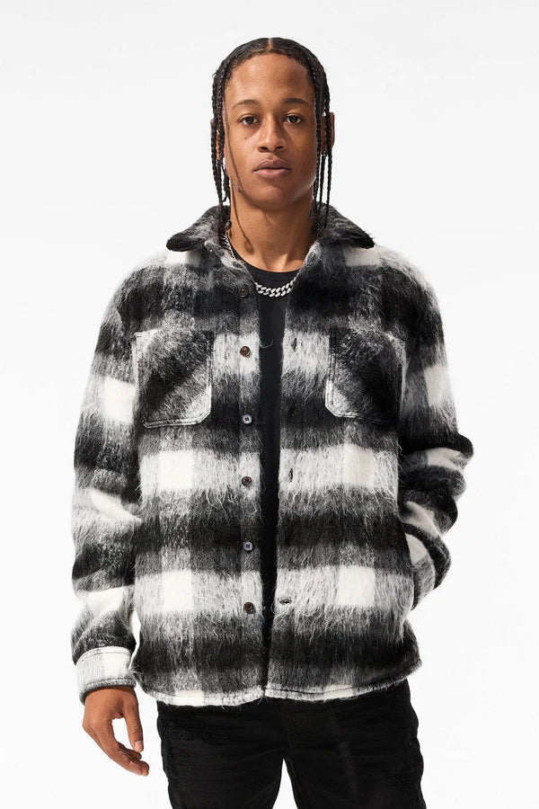 Jordan Craig Jacket - Vandal Flannel Shacket - Black - 2562