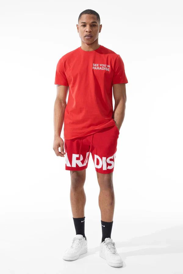 Jordan Craig T-Shirt - Paradise - Red - 2565A