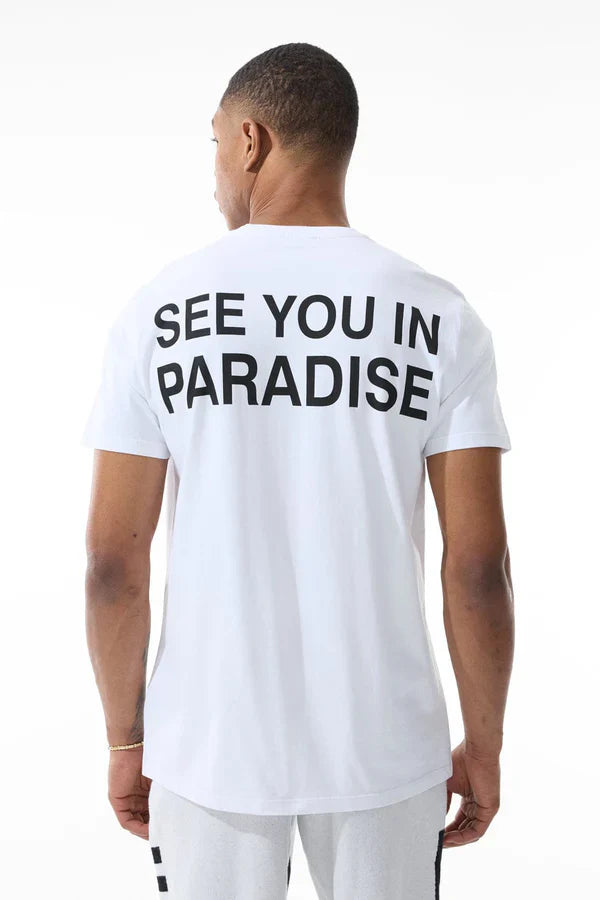 Jordan Craig T-Shirt - Paradise - White - 2565A