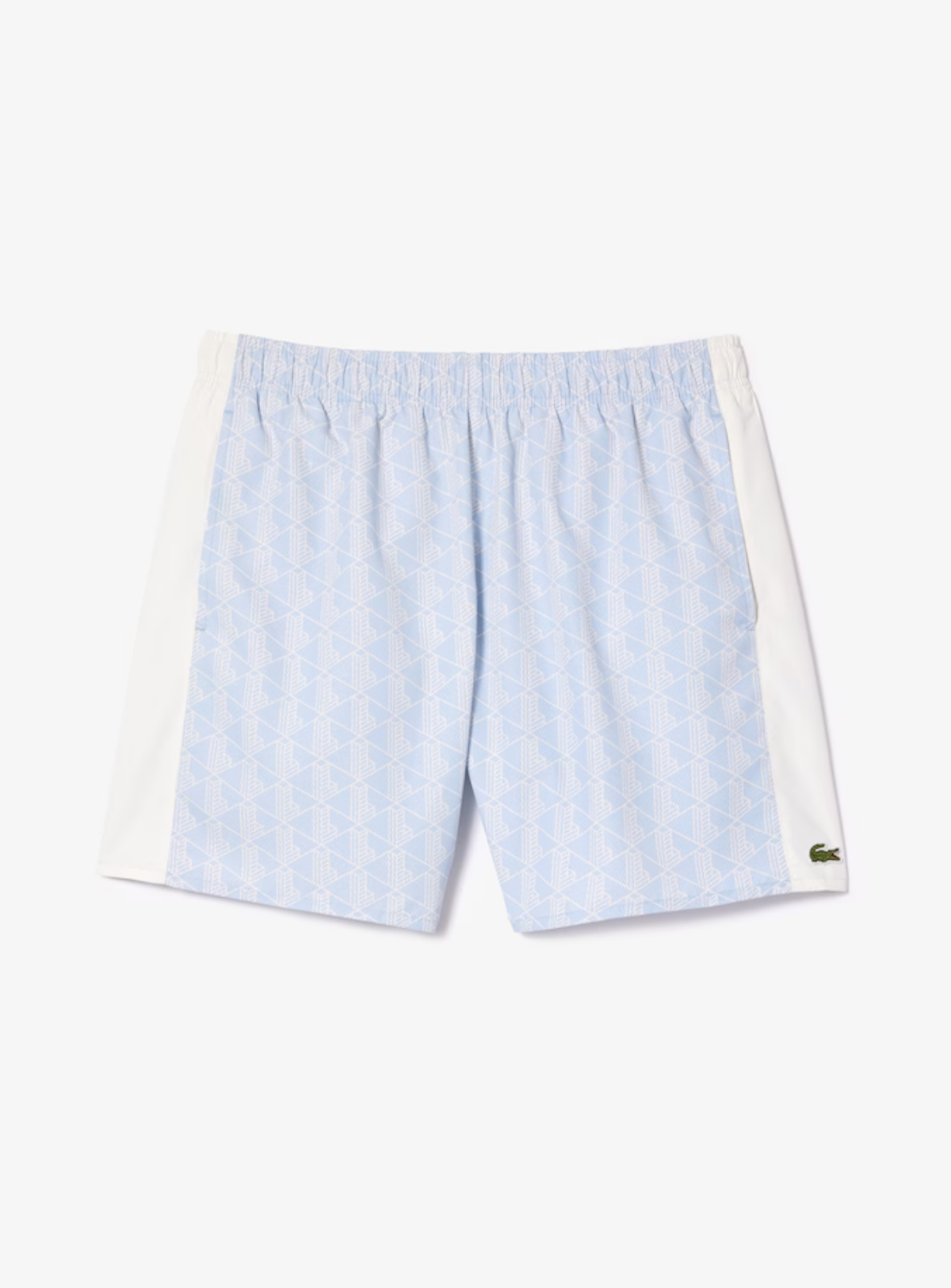 Lacoste Short Set - Men's Short Set Sleeved Monogram Print - Light Blue WB5 - CH8792