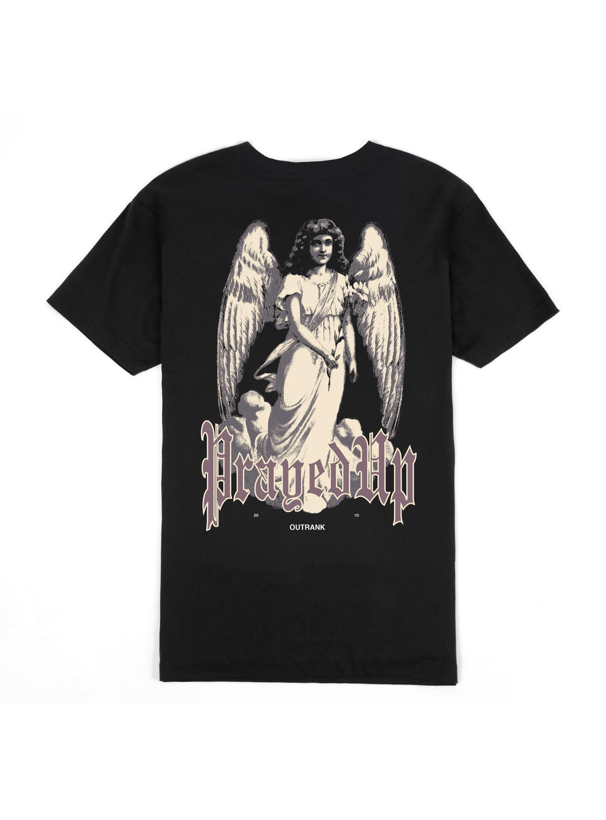Outrank T-Shirt - Prayed Up - Black - OR2985