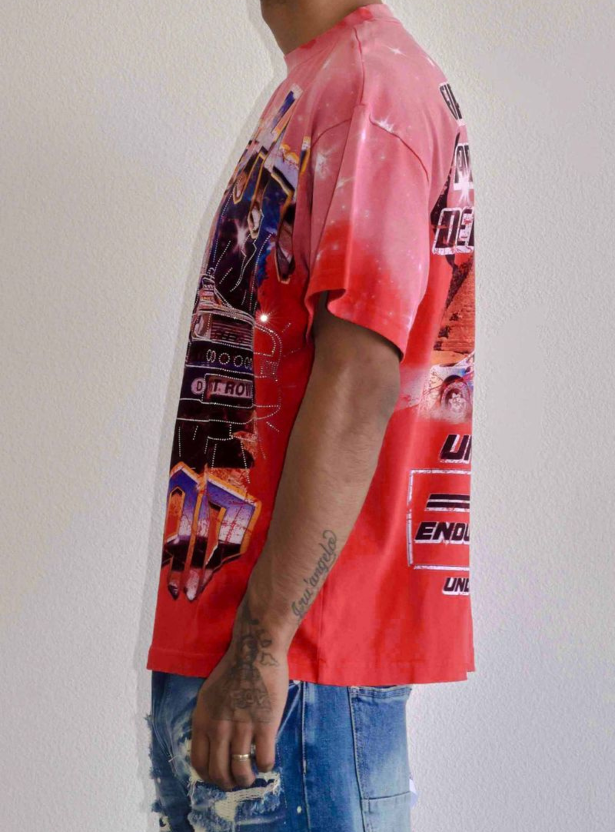 First Row T-Shirt - Death Road Wild - Red - FRT2137