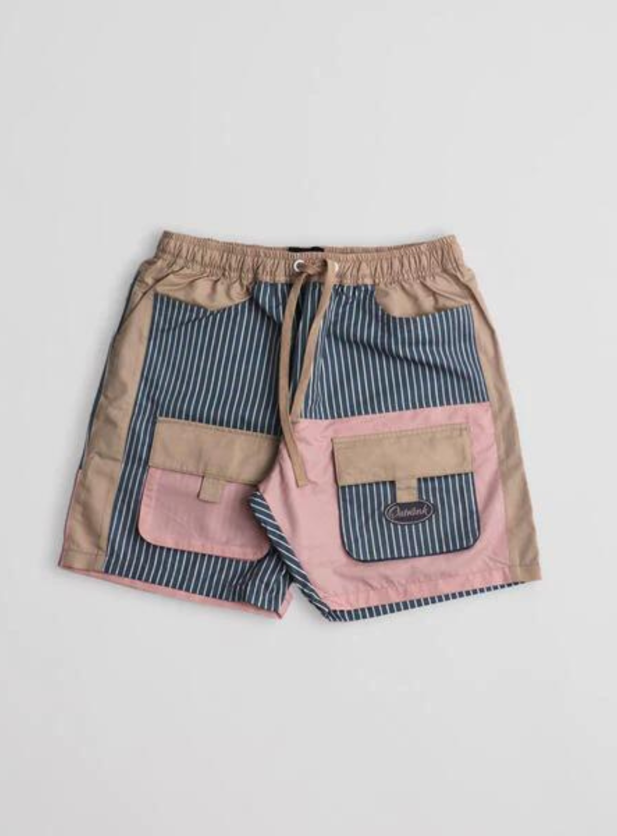 Outrank Shorts - Central Coast Color 7" Blocked Cargo - Blue - ORS092