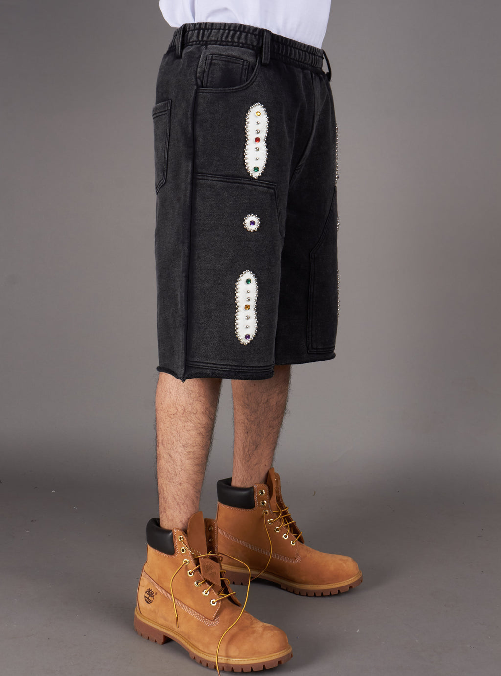 Politics Shorts - Keran - Washed Black - 640