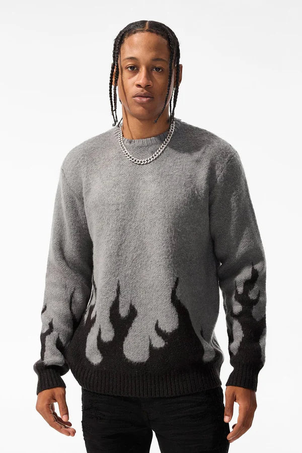 Jordan Craig Sweater - Inferno Crewneck - Ebony - 3977