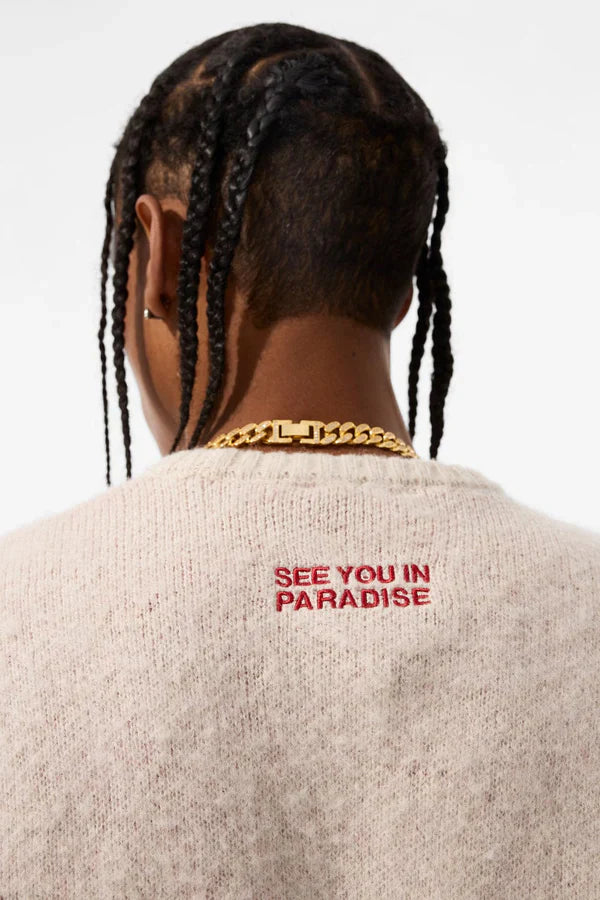 Jordan Craig Sweater - Inferno Crewneck - Blood ivory - 3977