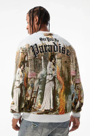 Jordan Craig Sweater - Martyer Crewneck - Light Blue - 3978