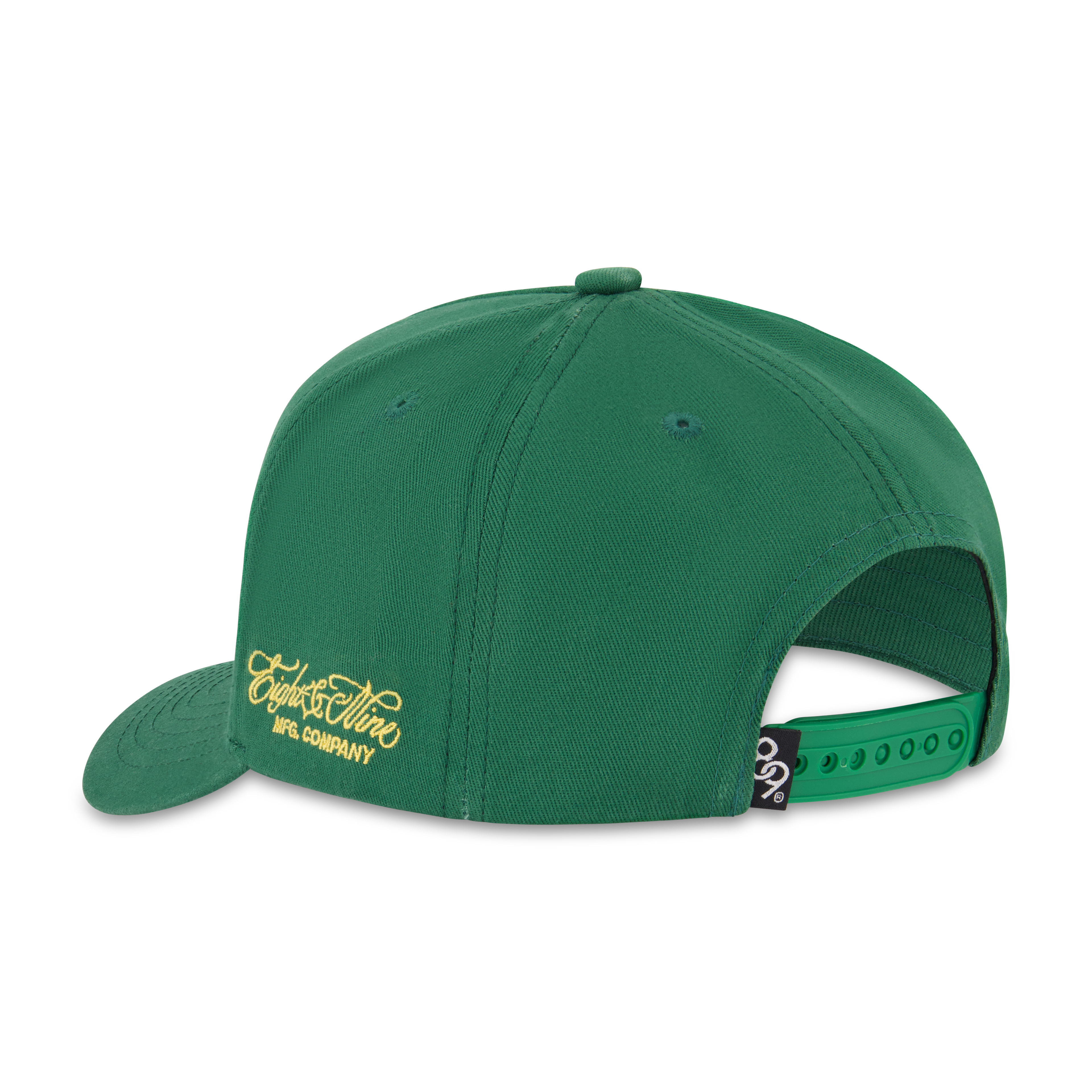 8&9 Hat - 3 Bears Green Snapback