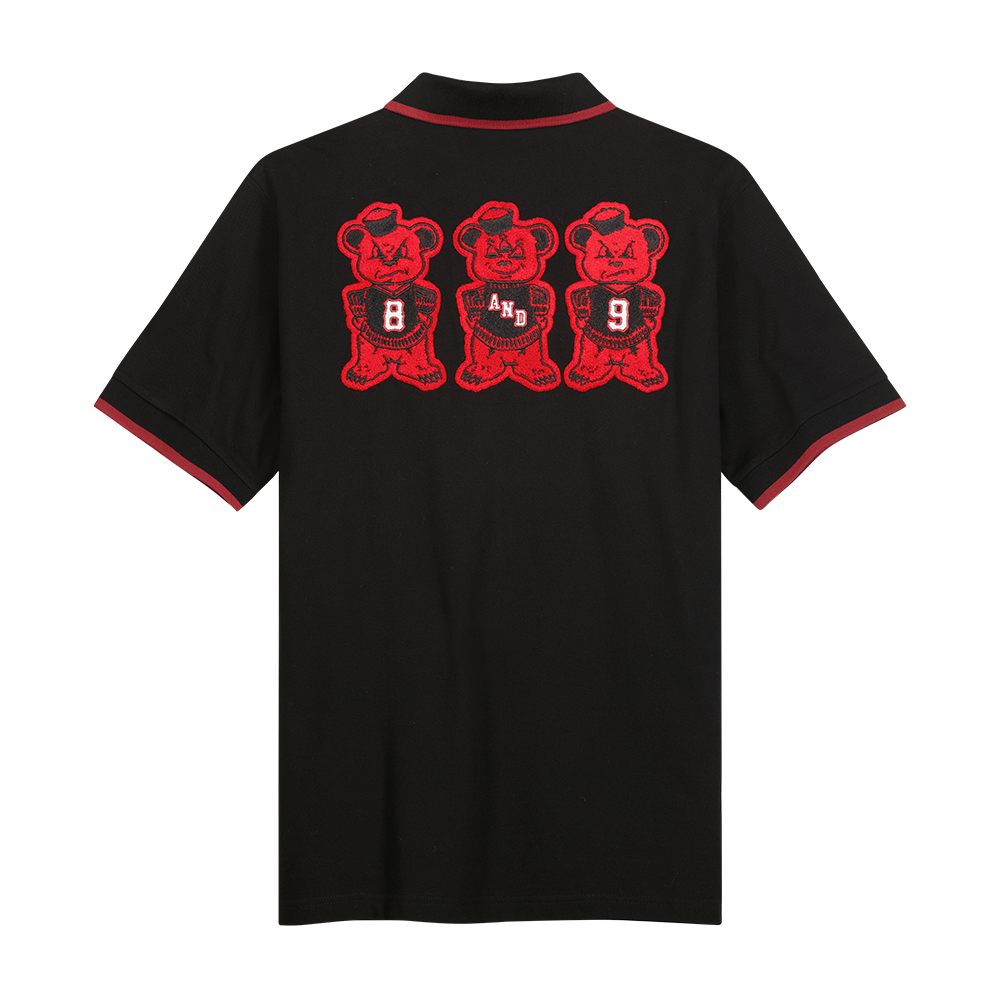 8&9 T-Shirt - 3 Bears - Black