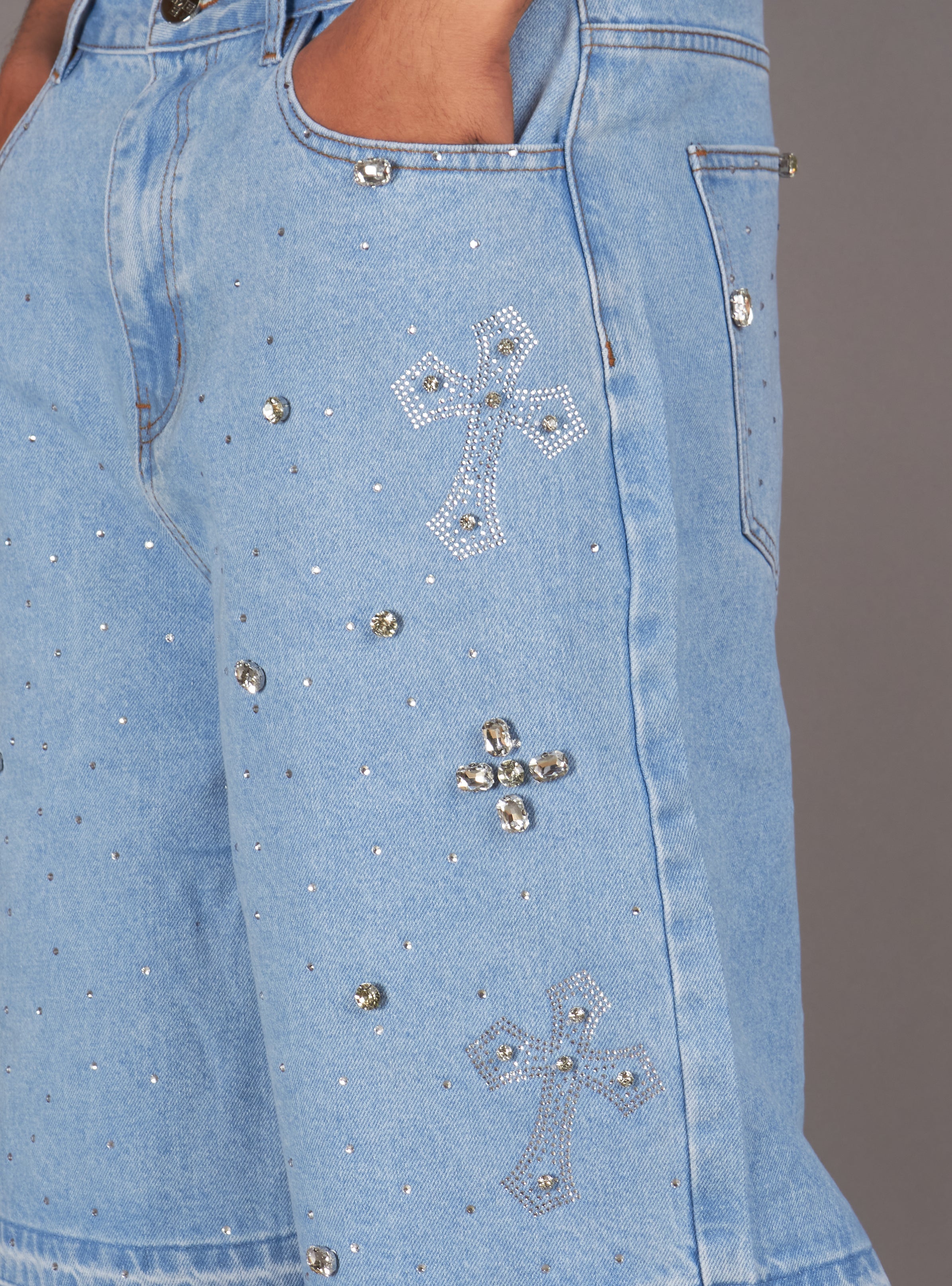 NME Shorts - Felix - Light Blue - 120