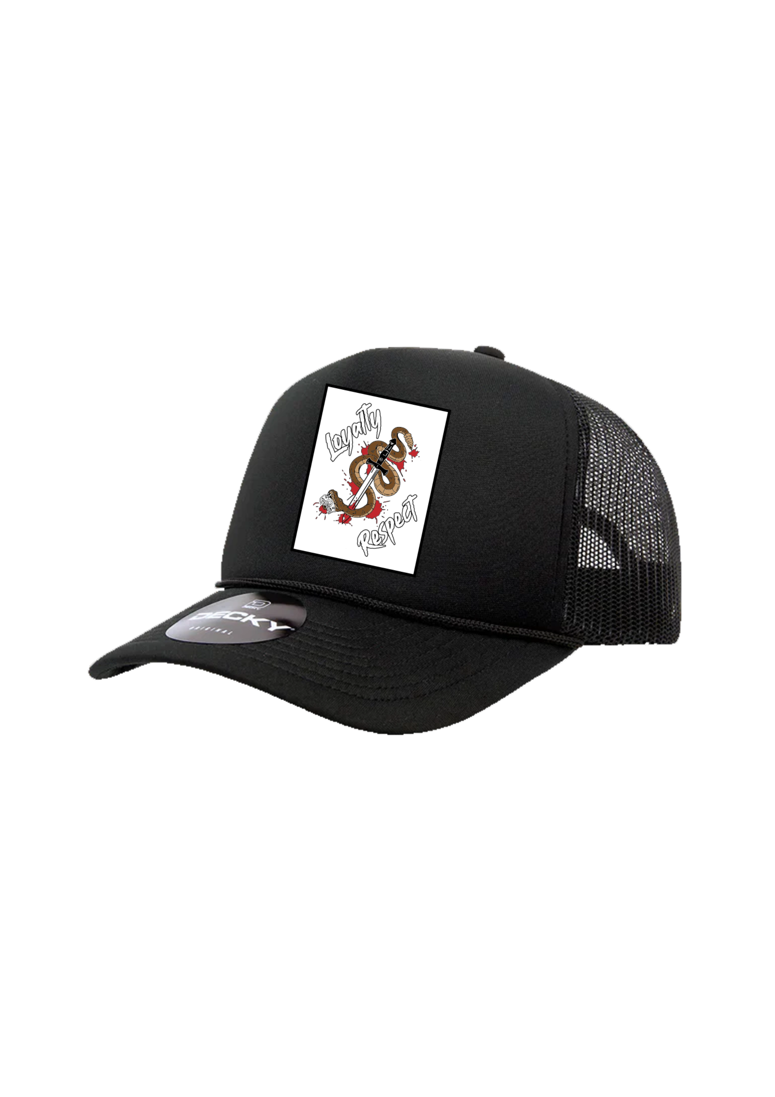 Pg Apparel Hat - Snake - Black - SNK200