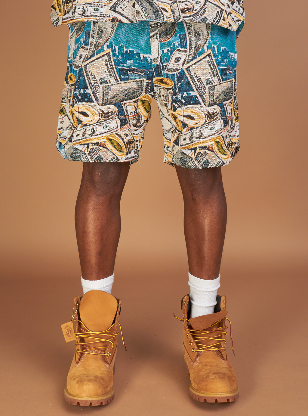 Majestik Shorts - Rack City Tapestry Jacquard - Light Blue  - TS2494