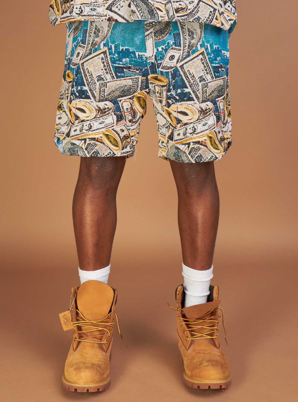 Majestik Shorts - Rack City Tapestry Jacquard - Light Blue  - TS2494