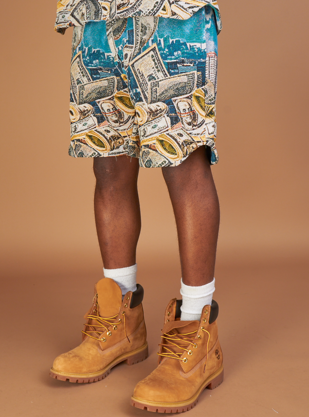 Majestik Shorts - Rack City Tapestry Jacquard - Light Blue  - TS2494