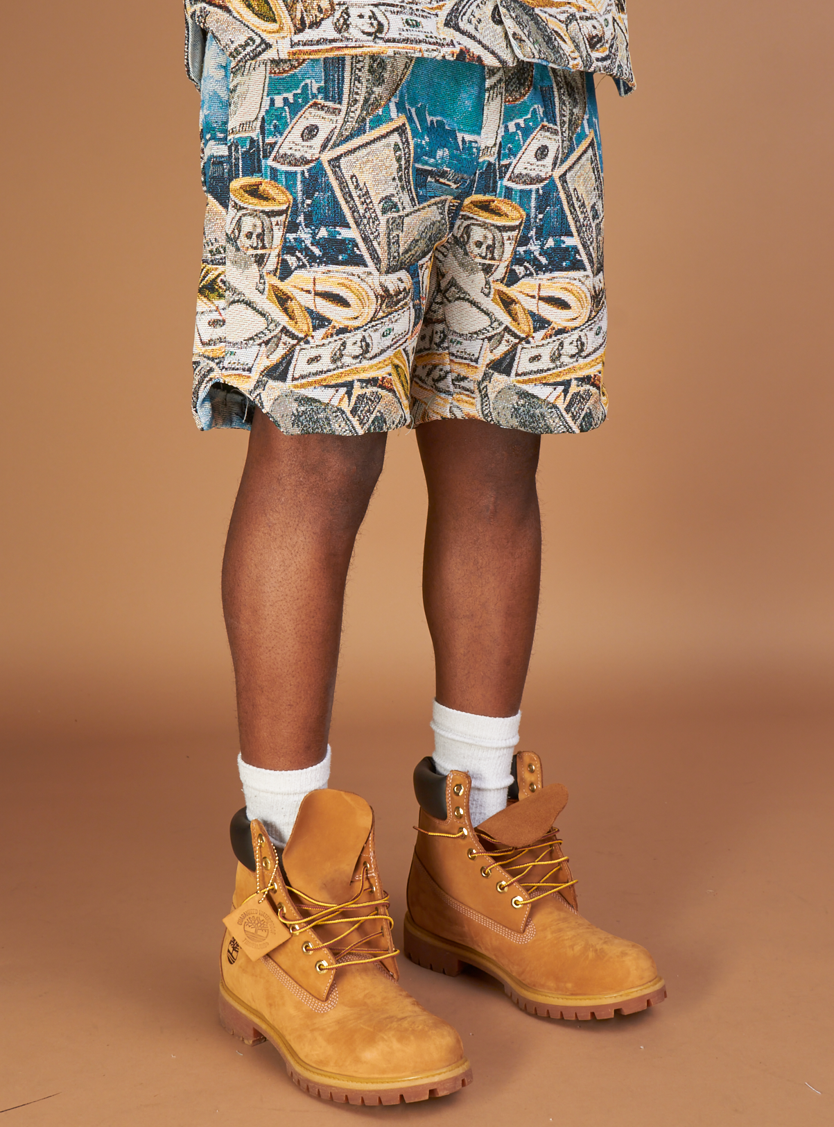 Majestik Shorts - Rack City Tapestry Jacquard - Light Blue  - TS2494