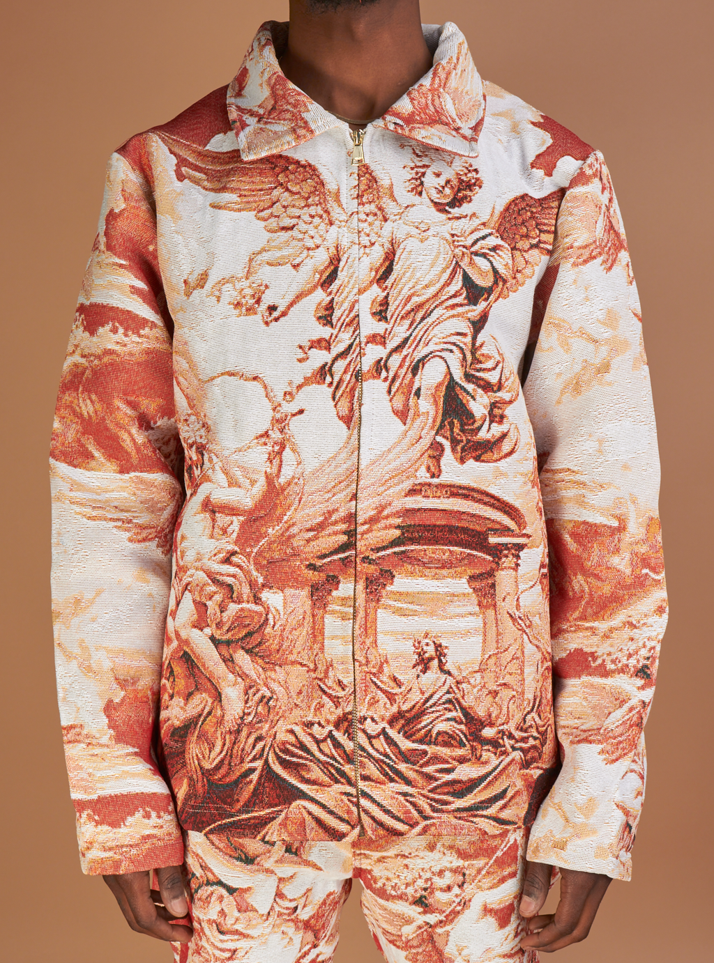 Majestik Jacket - Angel Tapestry Jacquard - Beige  - TH2451