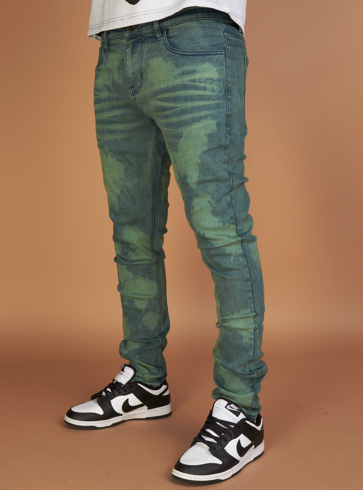 Politics Jeans - Phanton - Blue and Green Wash - 710