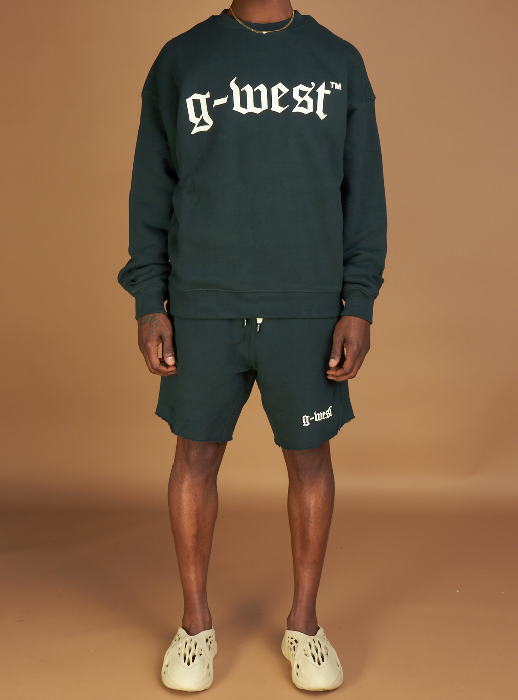 G West Short Set - Blank  - Green  - GWAPCRW2033