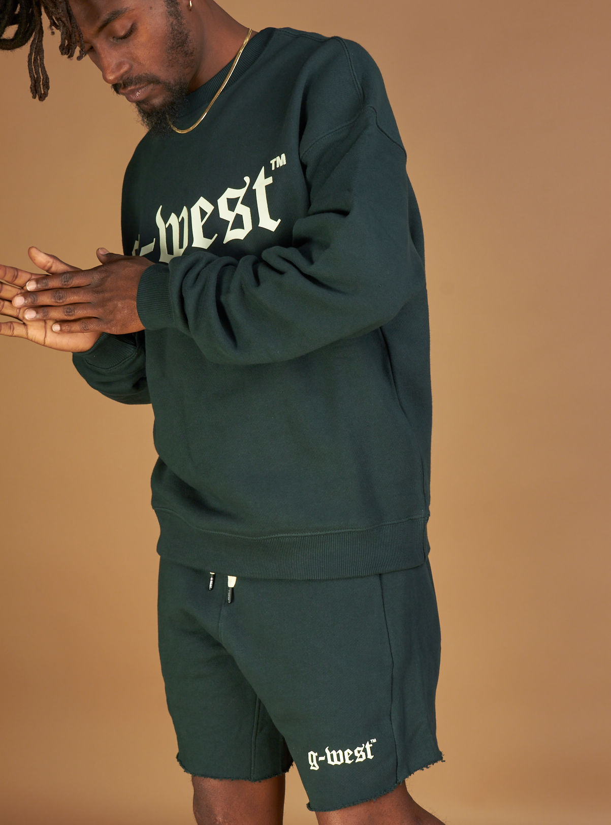 G West Short Set - Blank  - Green  - GWAPCRW2033