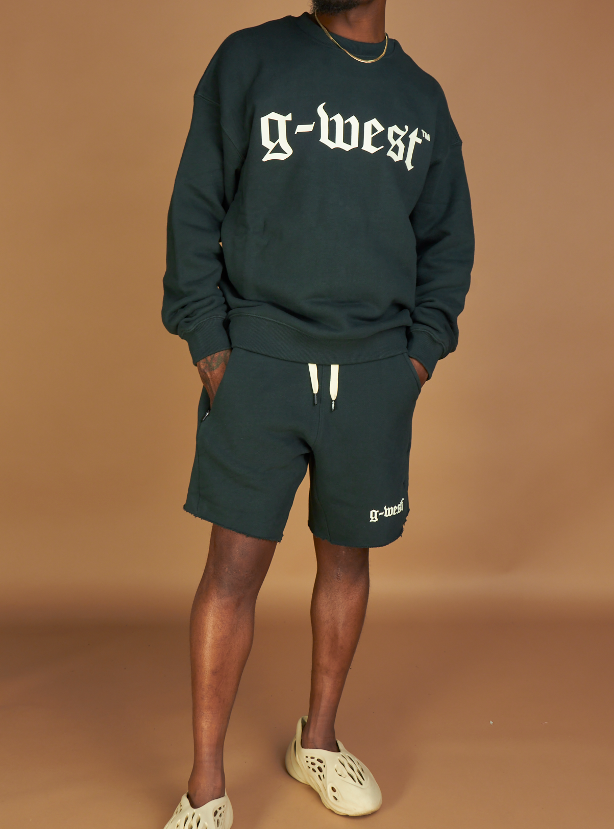 G West Short Set - Blank  - Green  - GWAPCRW2033