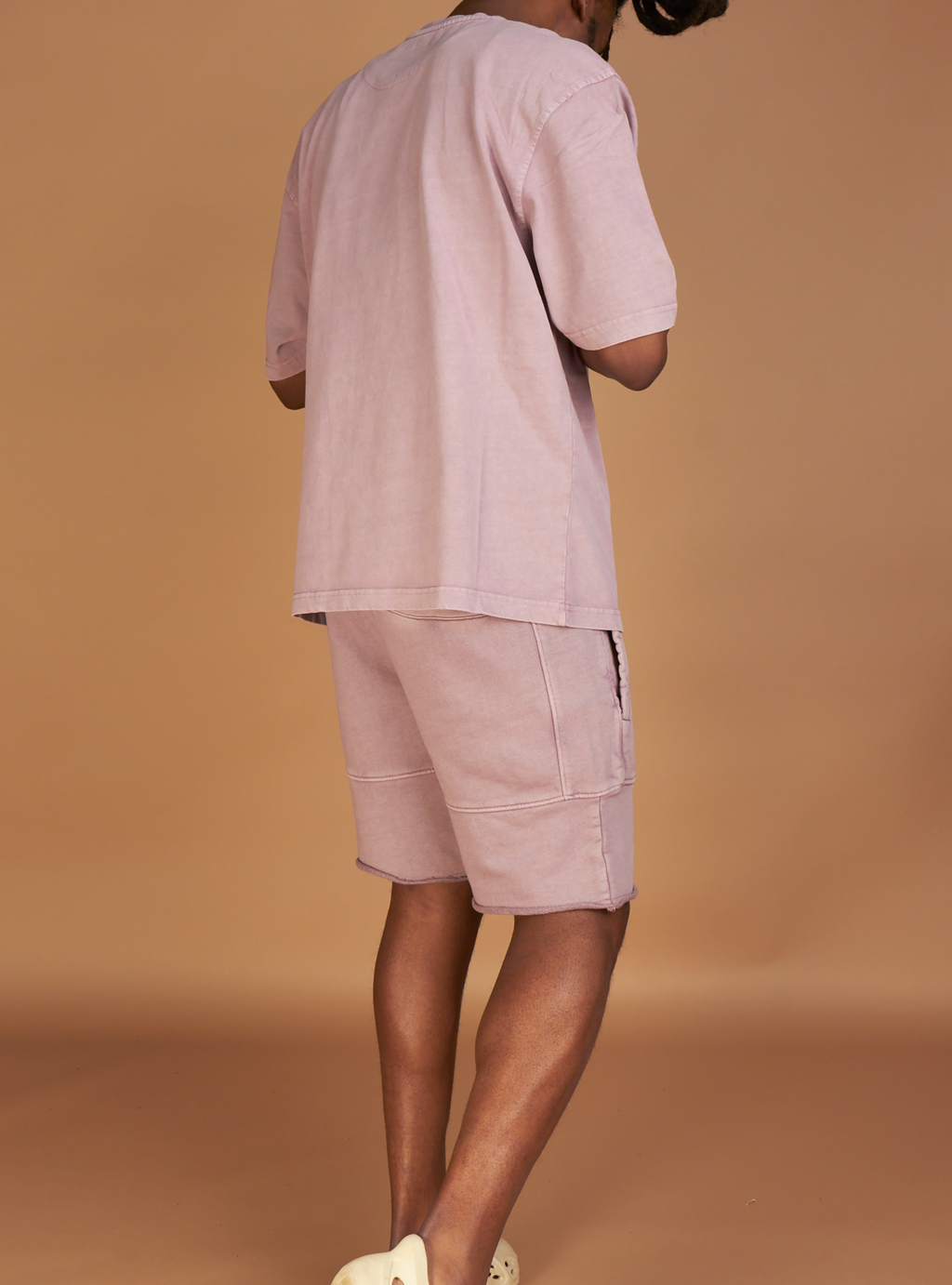 G West Short Set - Stone Wash - Pink  - GWAPT2024