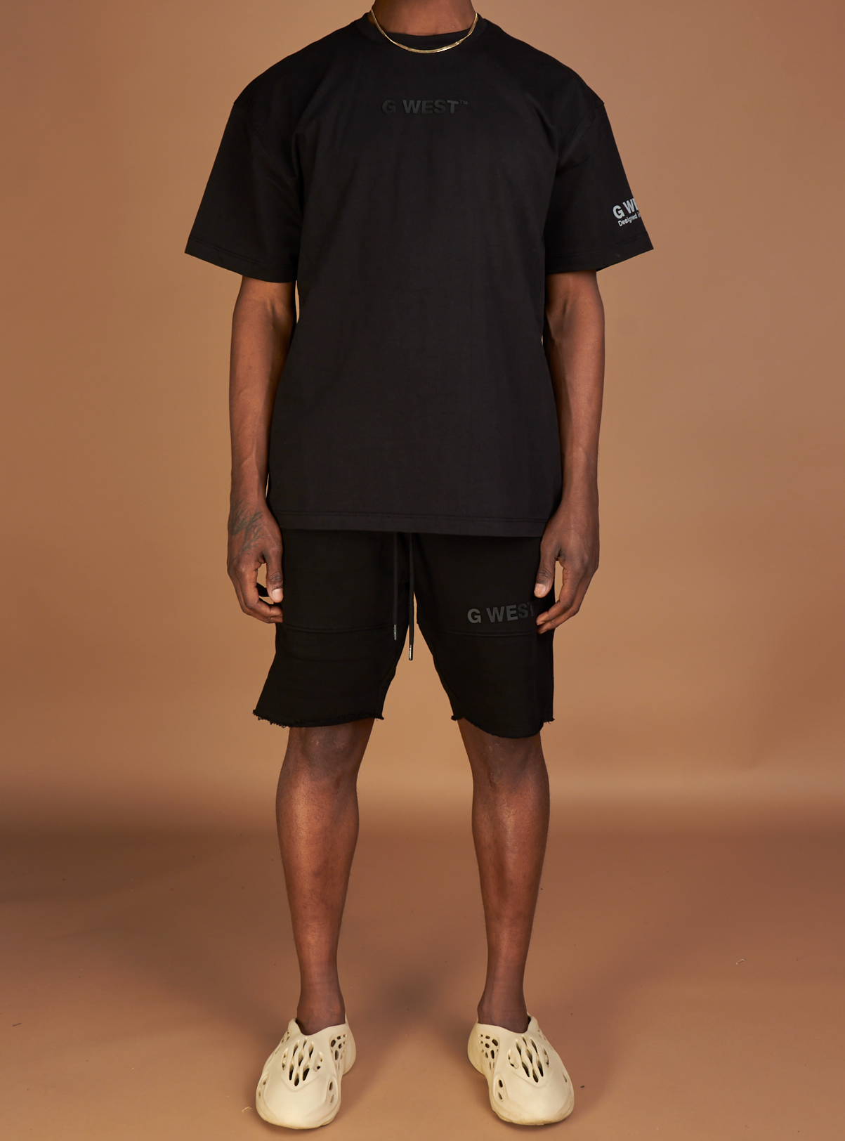 G West Short Set - Logo Wear Life Style - Black - GWLFT6003001