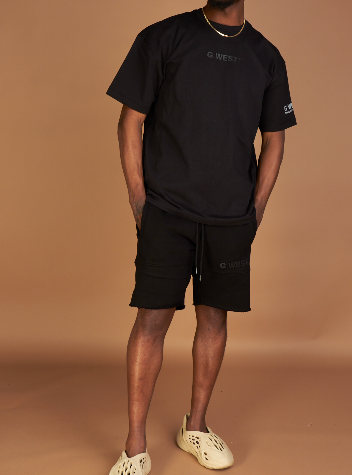 G West Short Set - Logo Wear Life Style - Black - GWLFT6003001