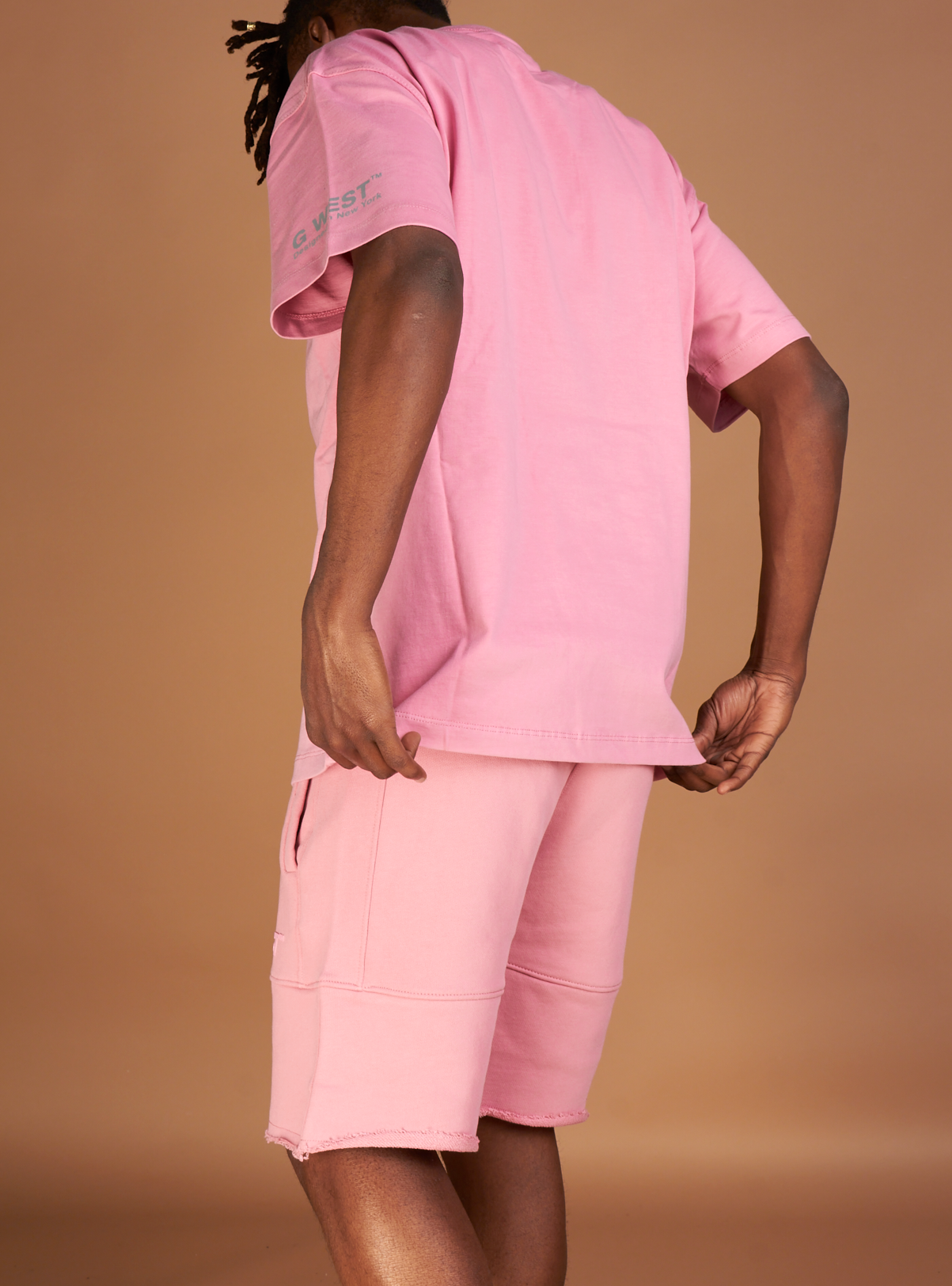 G West Short Set - Logo Wear Life Style   - Pink - GWLFT6003600