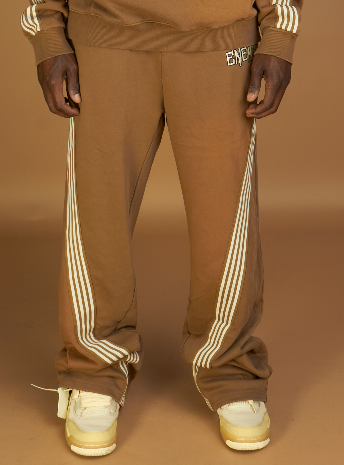 NME Sweatpants - Duffy - Washed Brown - 114