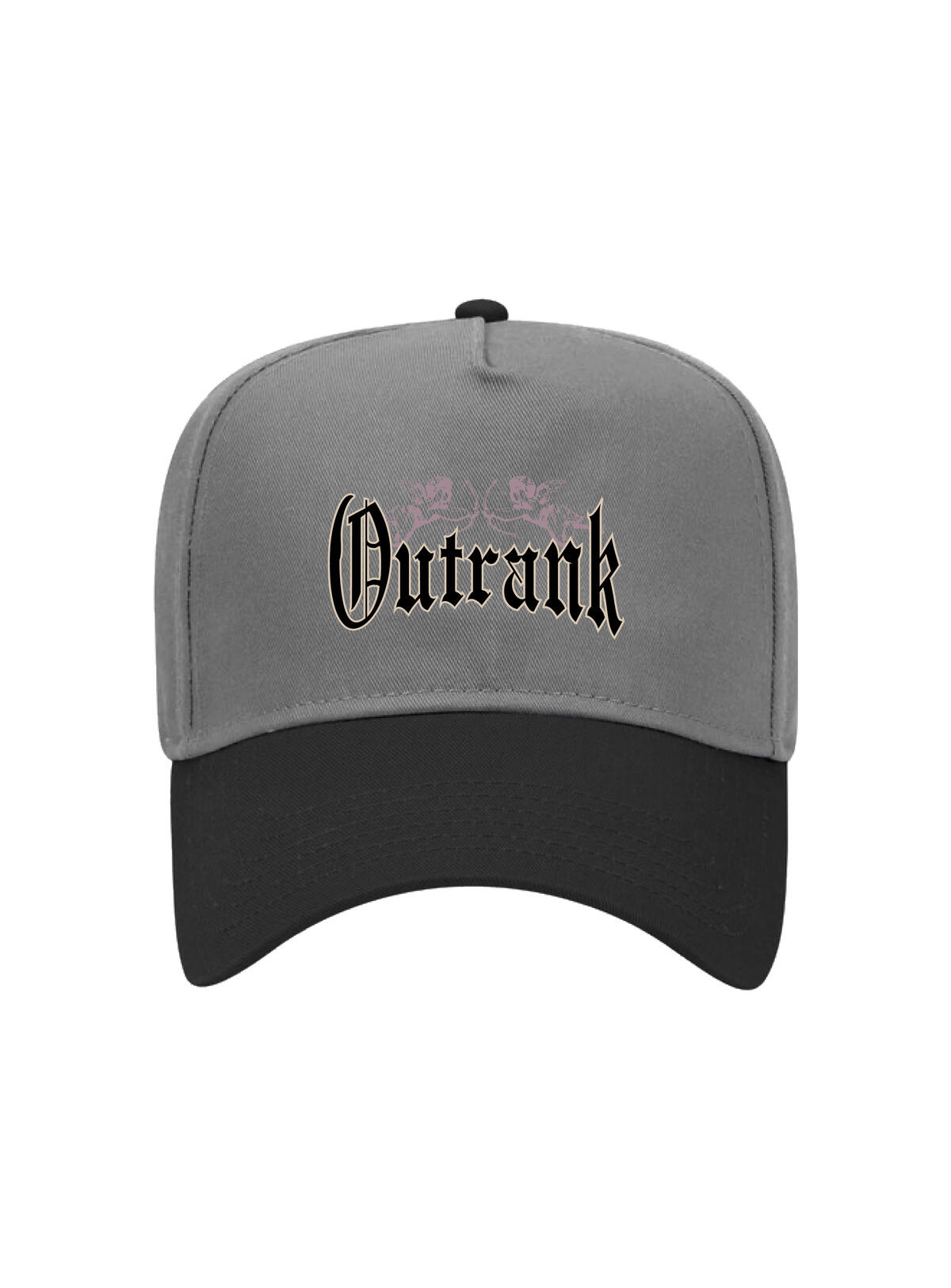 Outrank Hat - Prayed Up Snapback - Dark Grey\Black - ORH679