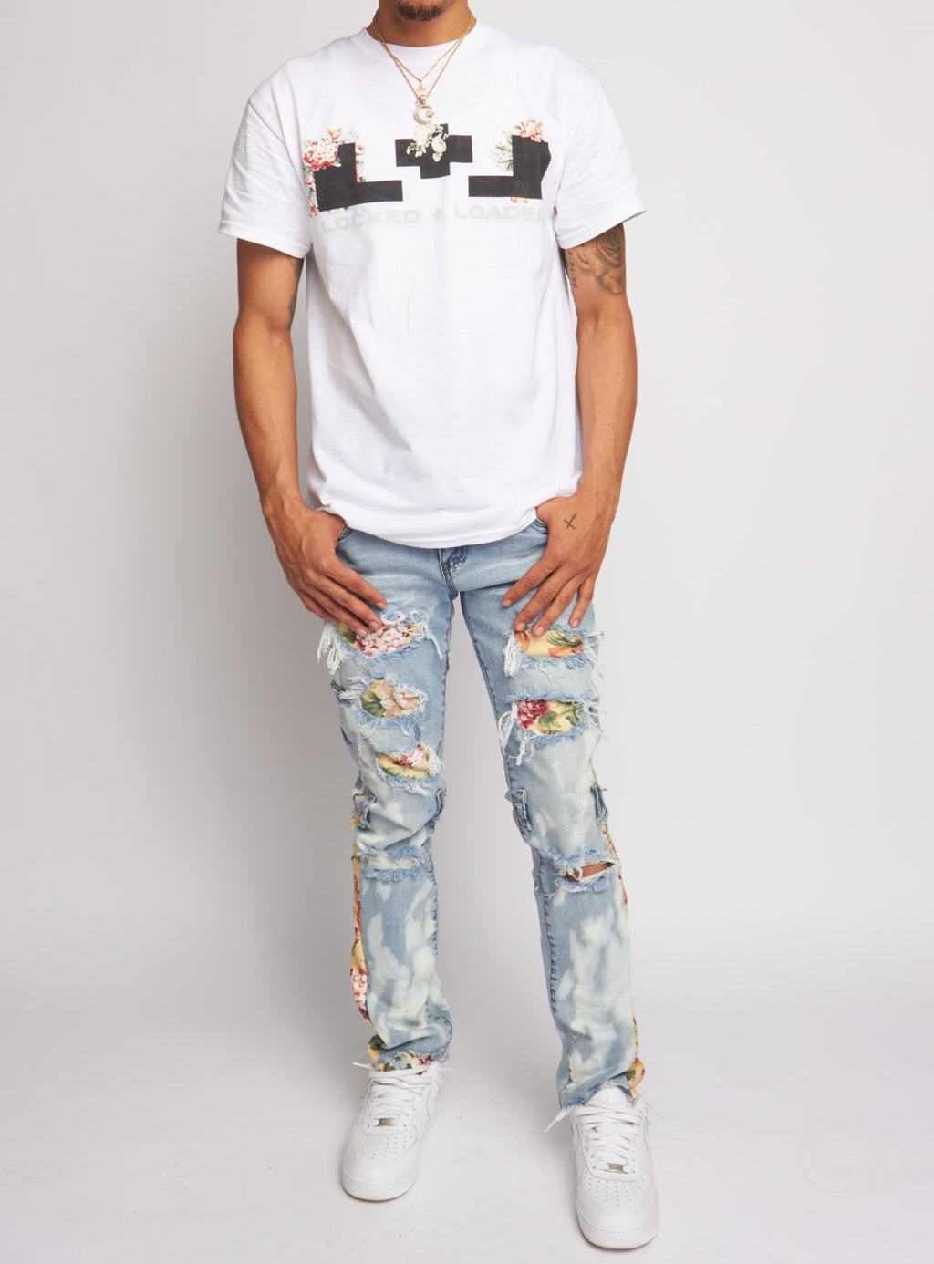 L+L T-Shirt - Revived - White - 001