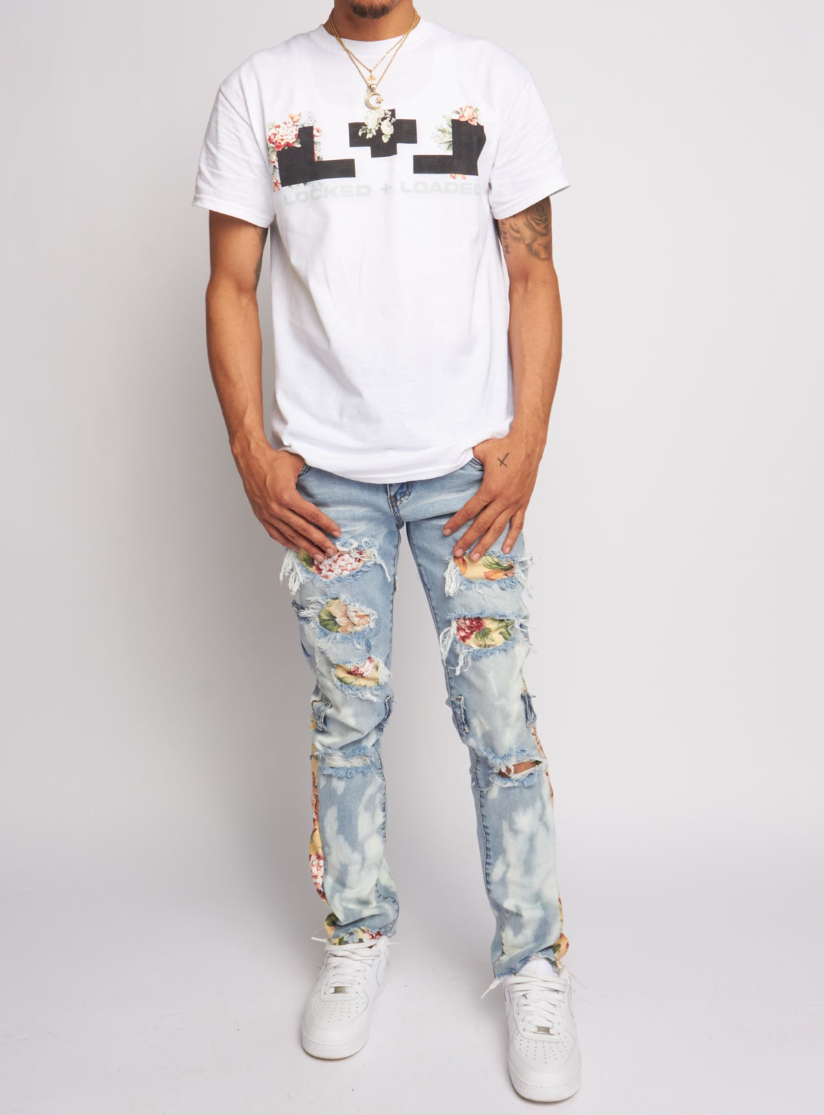 L+L T-Shirt - Revived - White - 001