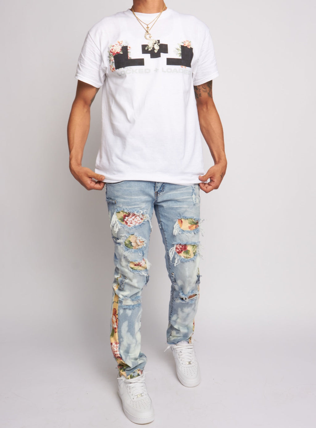 L+L T-Shirt - Revived - White - 001