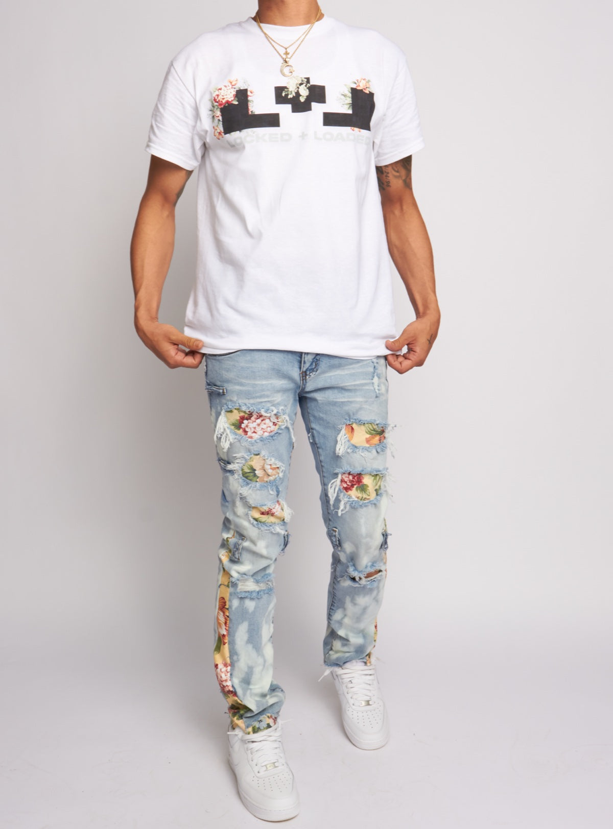 L+L T-Shirt - Revived - White - 001