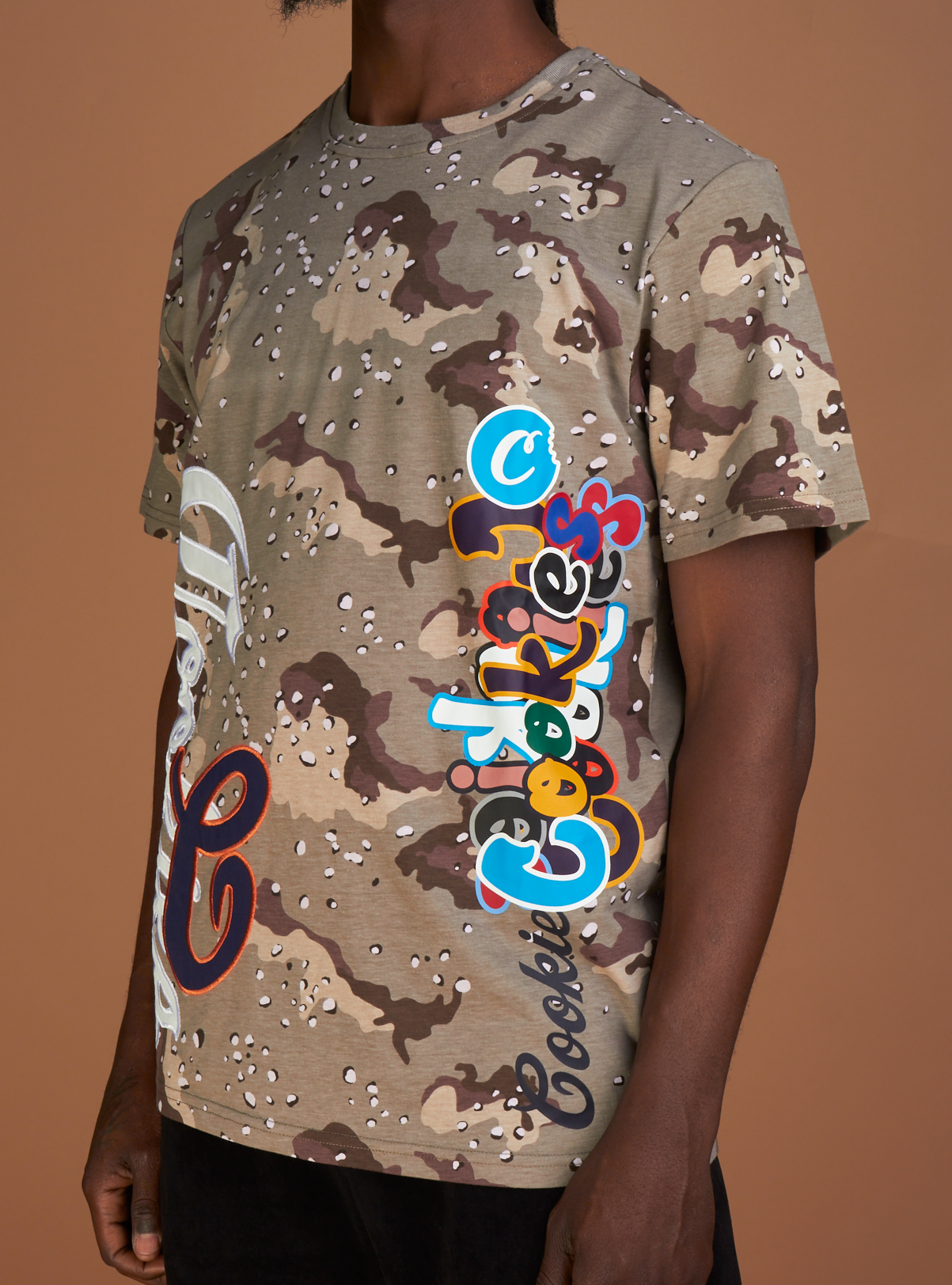 Cookies T-Shirt - Infamous - Camo Brown - 1560K6028