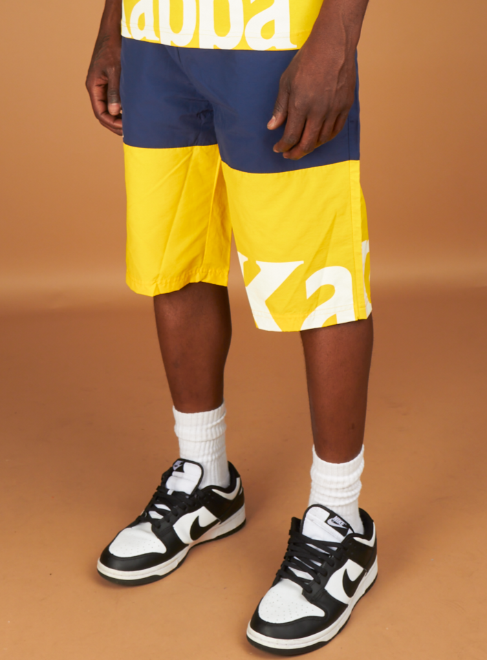 Kappa Shorts - Authentic Sand Camo - Blue And Yellow