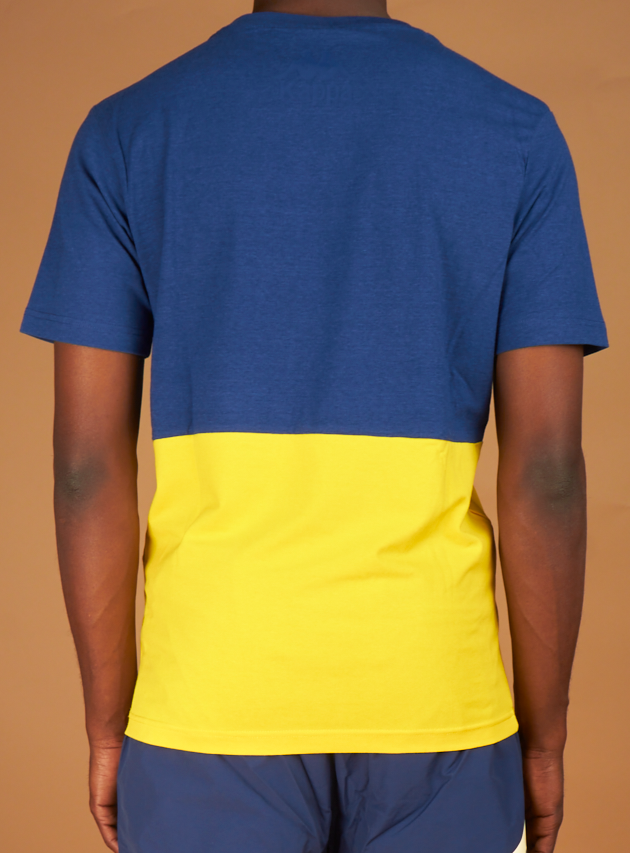 Kappa T-Shirt - Authentic Sand Carrency - Blue And Yellow