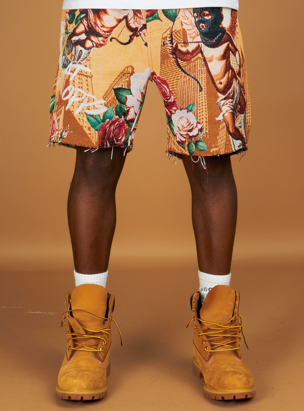 Majestik Shorts - Men's Shooting Angel Tapestry - Light Khaki - TS2439