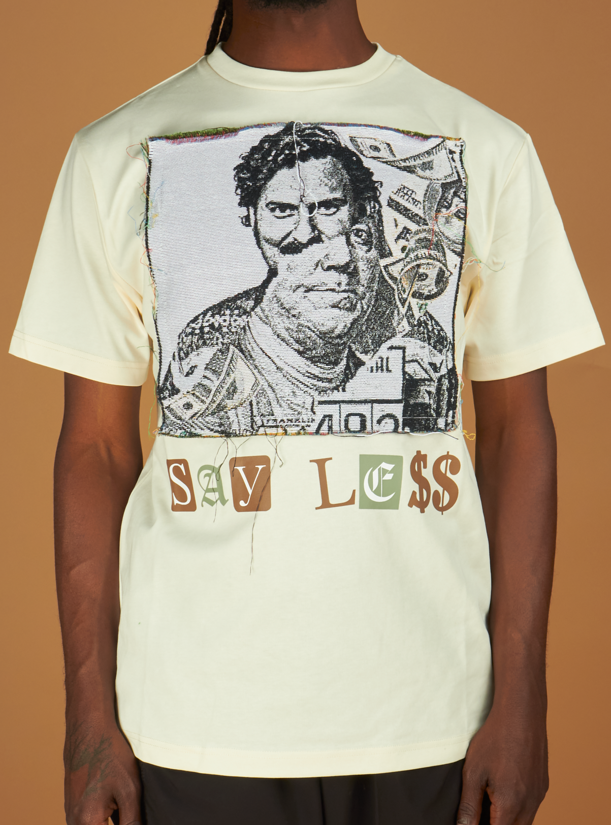 Majestik T-Shirt - Men's EL Jeff Tapestry - Egg Shell - TE2488