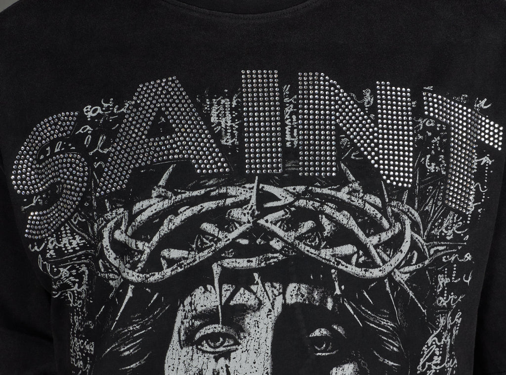 NME T-Shirt - Cole -  Black Wash  - 206