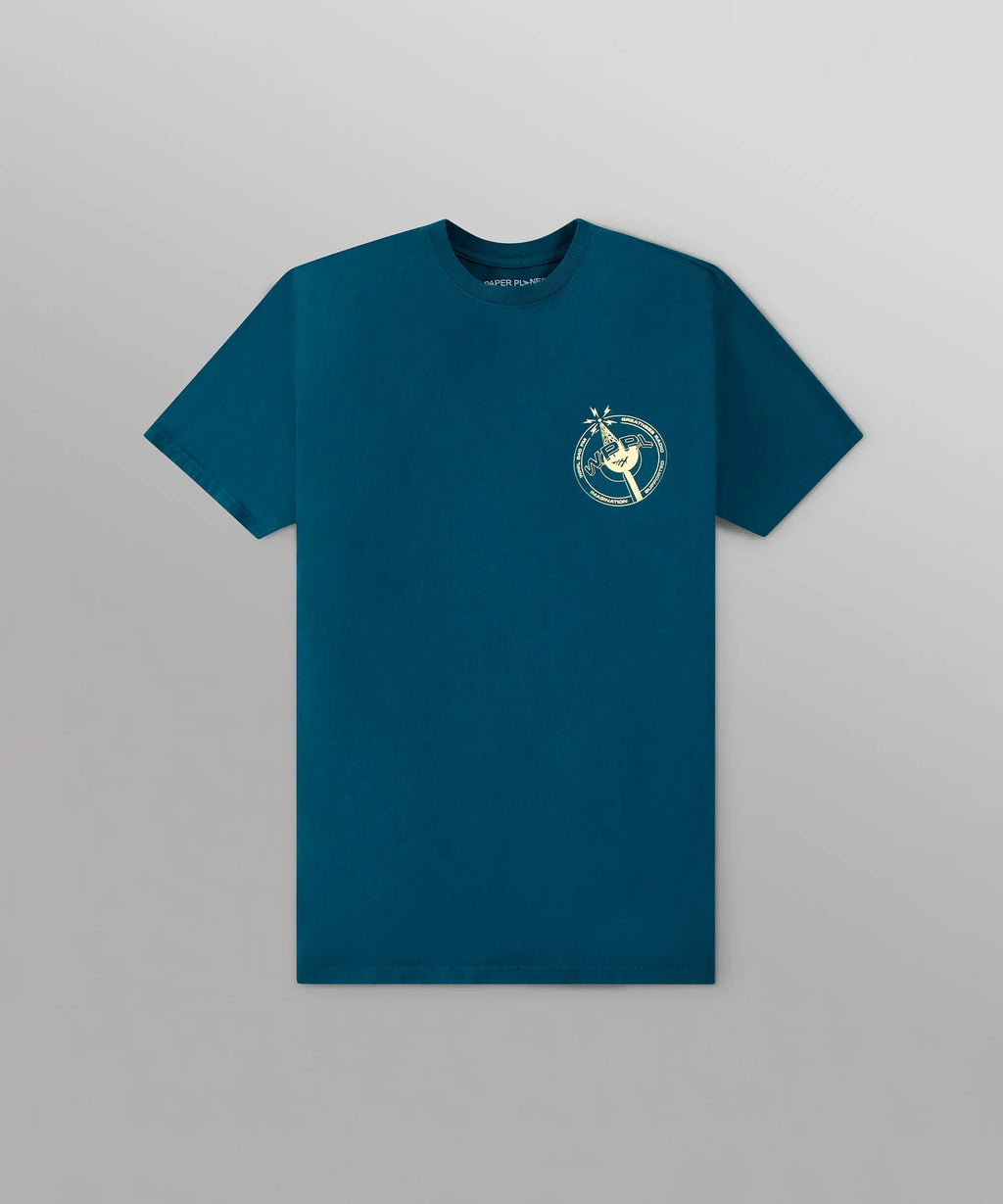 Paper Plane T-Shirt - Deep Lagoon - 200221