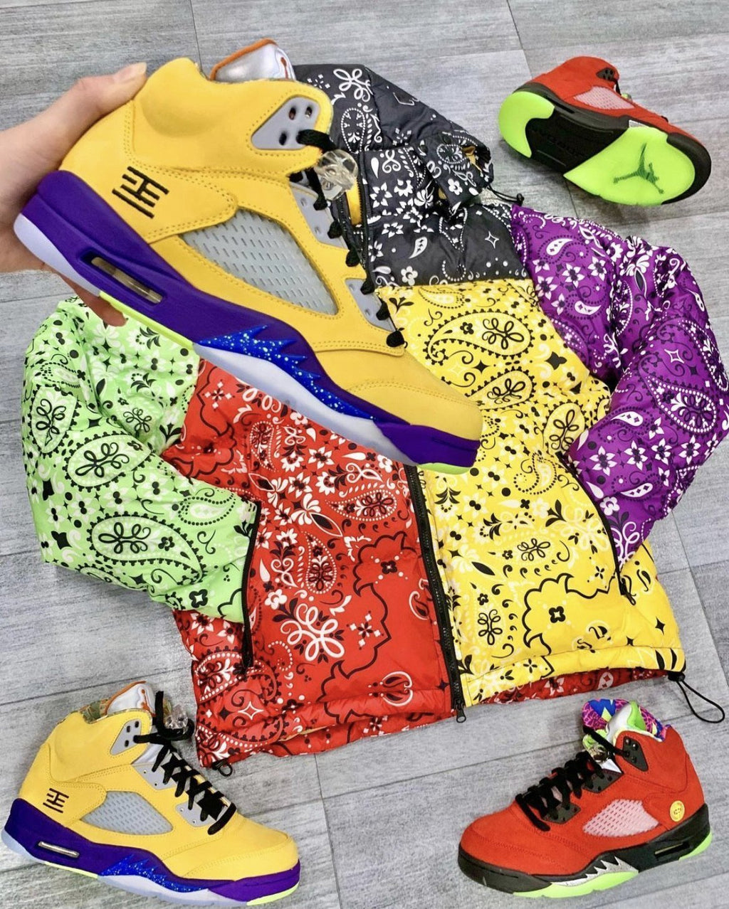 Endure Jacket - Puffer Bandana - Multi - 7015