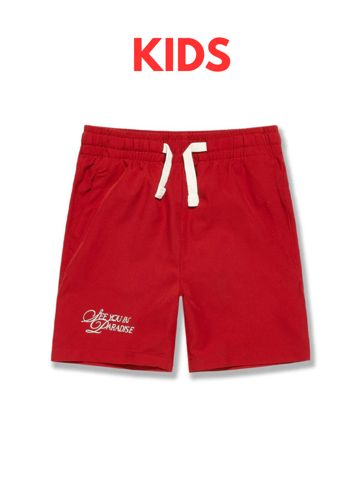 Jordan Craig Shorts - Kids Oakland Mechanic - Red - 2061