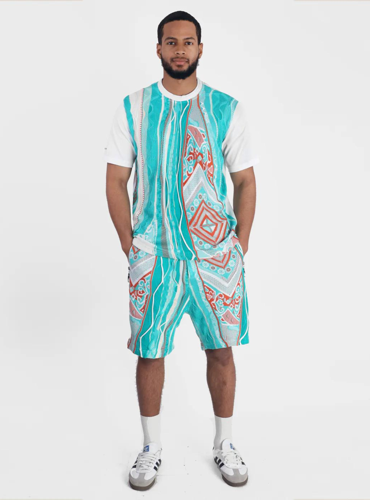 Coogi Shirt - Sweater-Pieced Tee - South Beach - CG-KT-122
