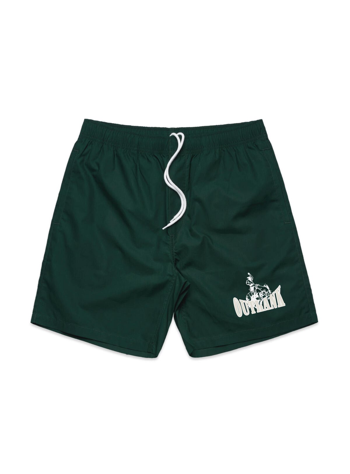 Outrank Shorts - Energy Unmatched Embroidered - Pine Green - ORS2979